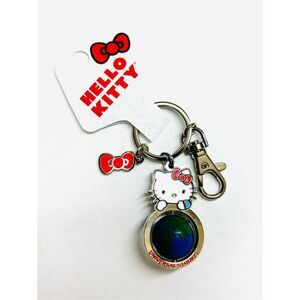 Universal Studios Hello Kitty Globe Metal Enamel‎ KeyChain LIMITED EDITION